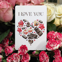 Greeting card, print of a watercolor painting