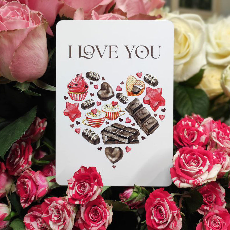 Greeting card, print of a watercolor painting