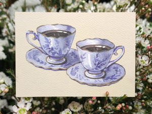 ☕ Kortti Vintage-teehetki 💙